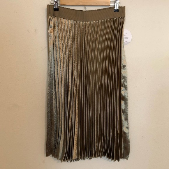 ModCloth Champagne Boast Midi Skirt Size 10 - Picture 2 of 4